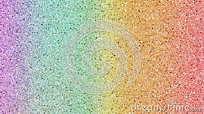 Rainbow gradient glitter texture, Abstract background. Stock Photo