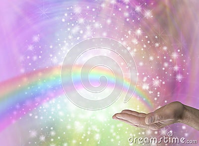 Rainbow Healer Stock Photo