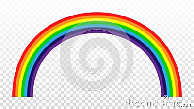 Rainbow icon cartoon white background Vector Illustration