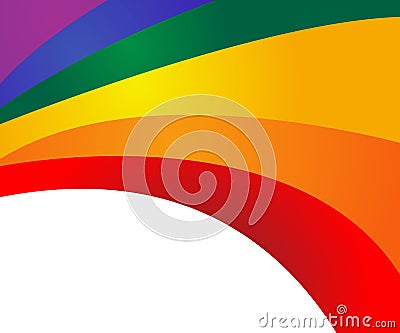 Rainbow icon vector, logo illustration Vector Illustration