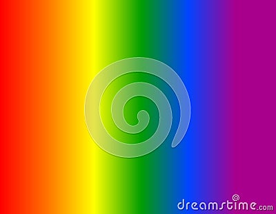 Rainbow LGBT pride flag Cartoon Illustration