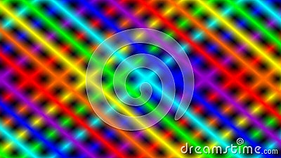 rainbow neon background with many diagonals and shapes stock photo Cartoon Illustration