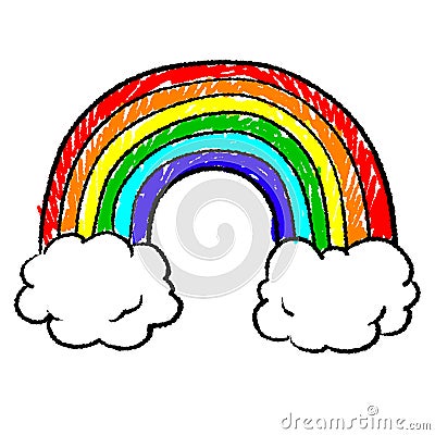 Rainbow Sketch Royalty Free Stock Photo - Image: 22888185