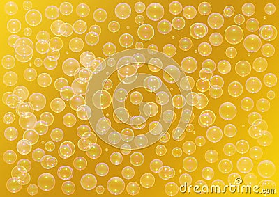 Rainbow soap bubbles Stock Photo