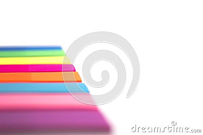 Rainbow stickers Stock Photo