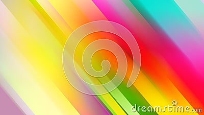 Rainbow stripes diagonal Light Multicolor, Rainbow background with straight lines Stock Photo