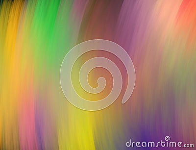 Rainbow structure of soft, smeared strokes. Bright multicolored background. Fractal abstraction. Stock Photo