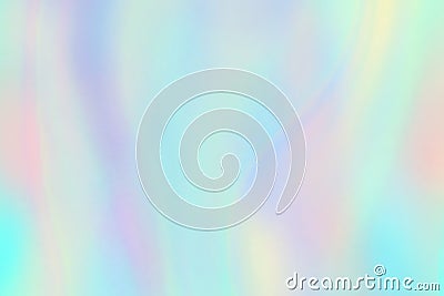 Rainbow texture. Hologram foil iridescent background. Pastel fantasy unicorn vector pattern Vector Illustration