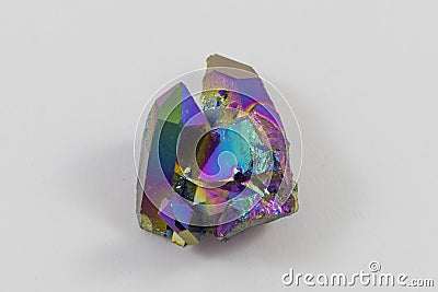 Rainbow Titanium Aura Stock Photo