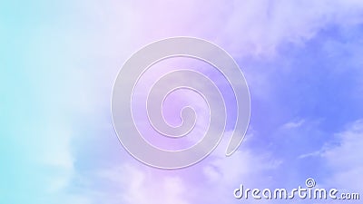Rainbow unicorn background with clouds Pastel sky. magical landscape Abstract amazing pattern Stock Photo