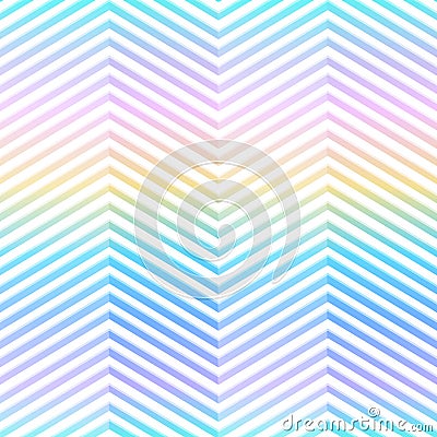 Rainbow zigzag seamless pattern Vector Illustration