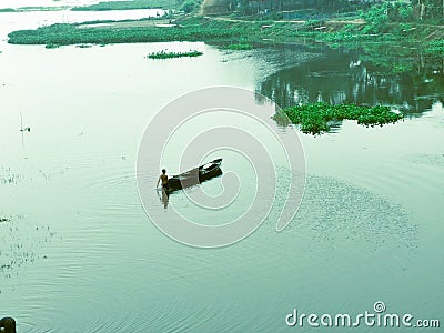 Rainey season in countryside village of Bangladesh Stock Photo