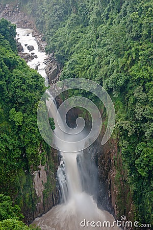 Rainforest waterfalls Stock Photo
