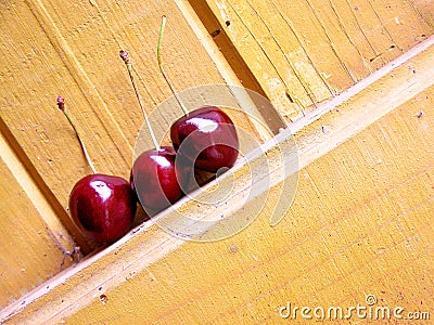 Rainier cherries Stock Photo