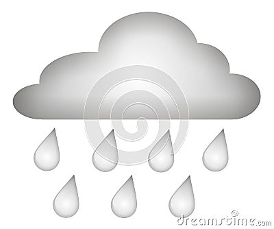 Rainy Cloud Stock Photo