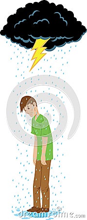 Rainy Day Vector Illustration