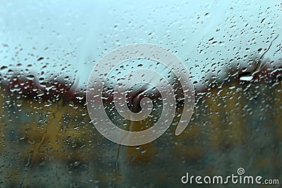 Rainy weather romantic mood texture Stock Photo