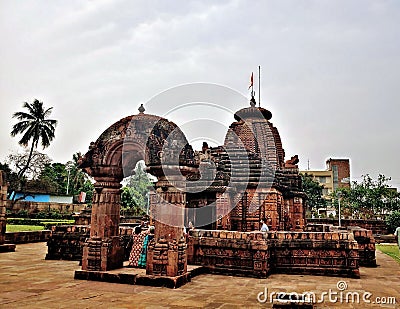 Raja rani temple bhubaneswar orissa india. Stock Photo