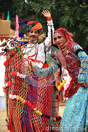 Rajasthani dance Editorial Stock Photo