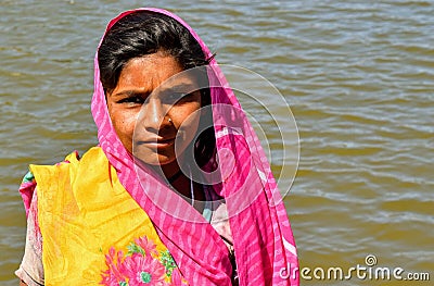 Rajasthani woman Editorial Stock Photo