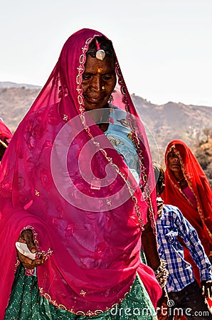 Rajasthani women Editorial Stock Photo