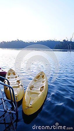 Rajchaprabha Dam, Surat Thani Editorial Stock Photo