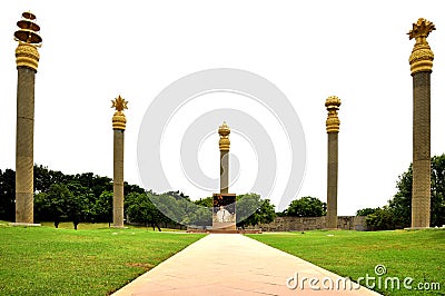 Rajiv gandhi memorial place Stock Photo