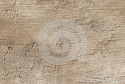 Ð¡raked weathered cement wall texture in brown color Stock Photo
