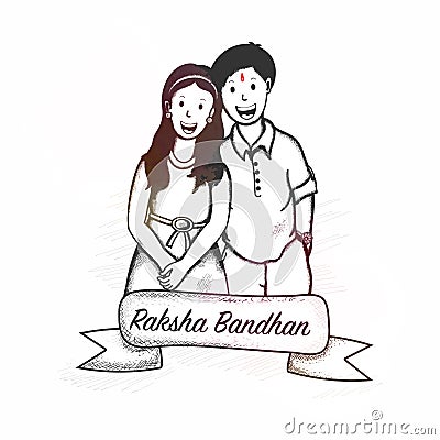 Rakhi, Indian brother and sister festival Raksha Bandhan concept Stock Photo