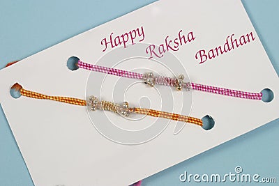 Rakhi traditional indian festival Stock Photo