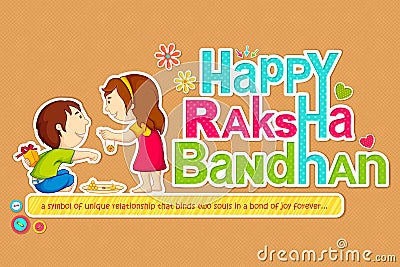 Raksha Bandhan Vector Illustration