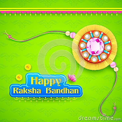 Raksha Bandhan background Vector Illustration