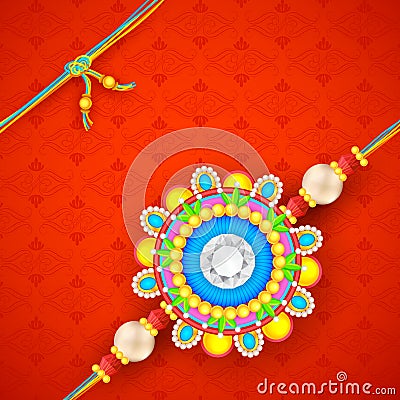 Raksha Bandhan background Vector Illustration