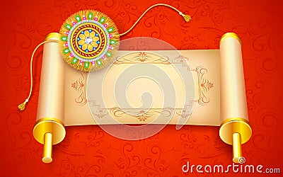 Raksha Bandhan Background Vector Illustration