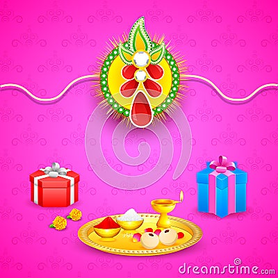 Raksha bandhan celebration Vector Illustration