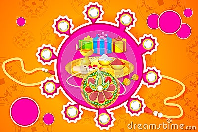 Raksha bandhan celebration Vector Illustration