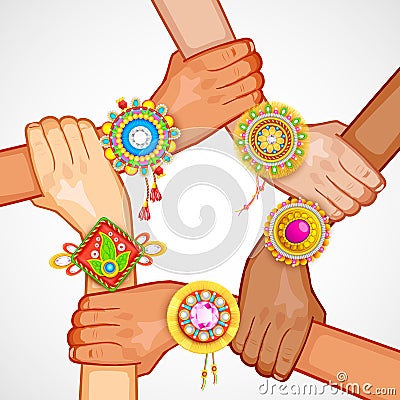 Raksha Bandhan Vector Illustration