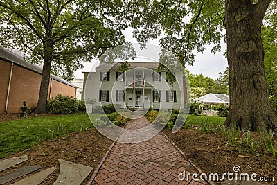 Historic Haywood Hall in downtown Raleigh North Carolina Editorial Stock Photo