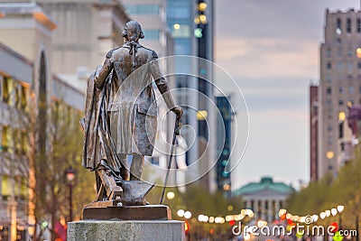 Raleigh, North Carolina, USA Monuments and Cityscape Editorial Stock Photo