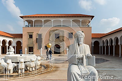 At Ralli museum in Caesarea Editorial Stock Photo