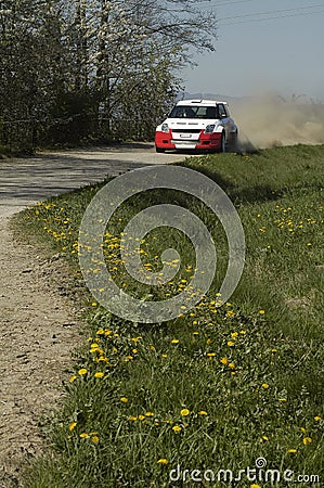 Rally car Stock Photo