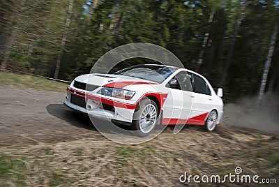 Rally car Stock Photo