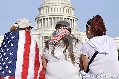 Rally for immigration reform Editorial Stock Photo