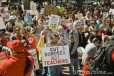 Rally To Save The American Dream Editorial Stock Photo