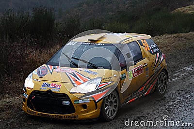 Rallye monte carlo 2014 Editorial Stock Photo