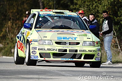 Rallyracc 56 Catalunya costa Daurada FIA world rally championship in Salou, Spain Editorial Stock Photo