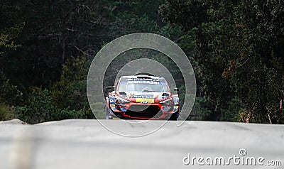 Rallyracc 56 Catalunya costa Daurada FIA world rally championship in Salou, Spain Editorial Stock Photo