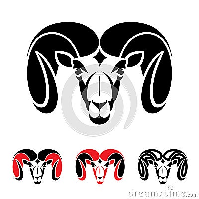Ram animal Vector Illustration