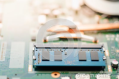 Ram so-dimm ddr4 memory module Stock Photo