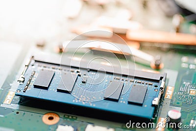 Ram so-dimm ddr4 memory module Stock Photo